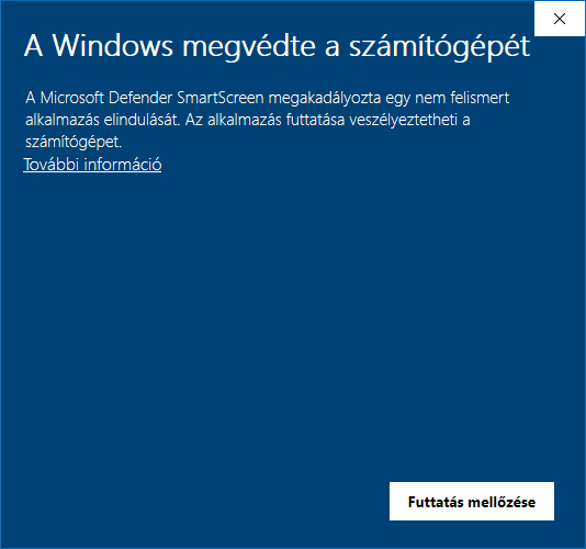 A Windows megvédte a számítógépét